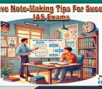 Effective Note Making Tips for IAS Examination