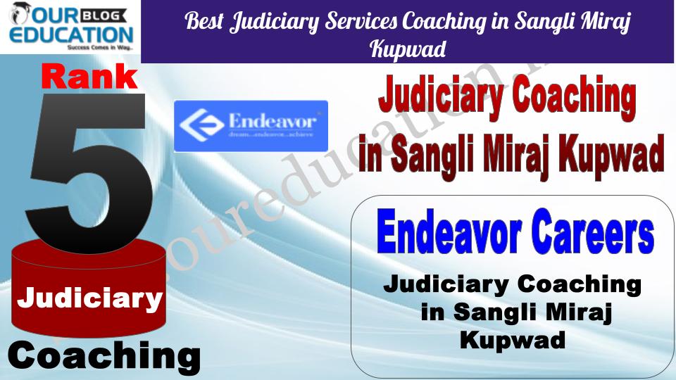 Endeavor Careers Best Judiciary Services Coaching in Sangli Miraj Kupwad