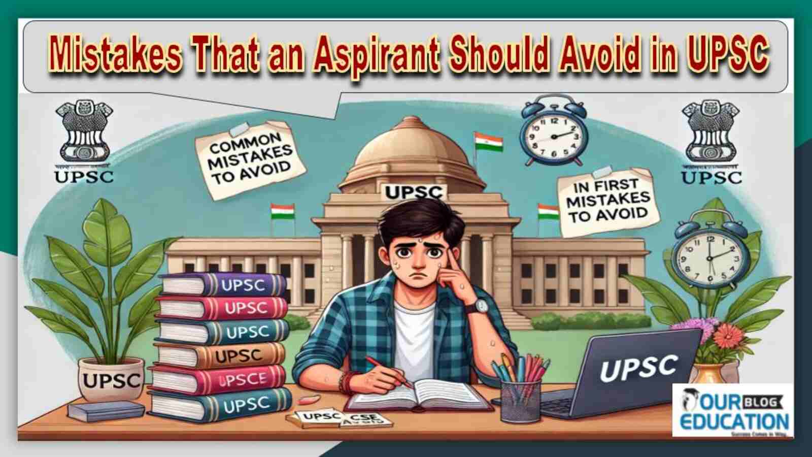 What Are The Mistakes an Aspirant Should Avoid in Their First Attempt in UPSC CSE?