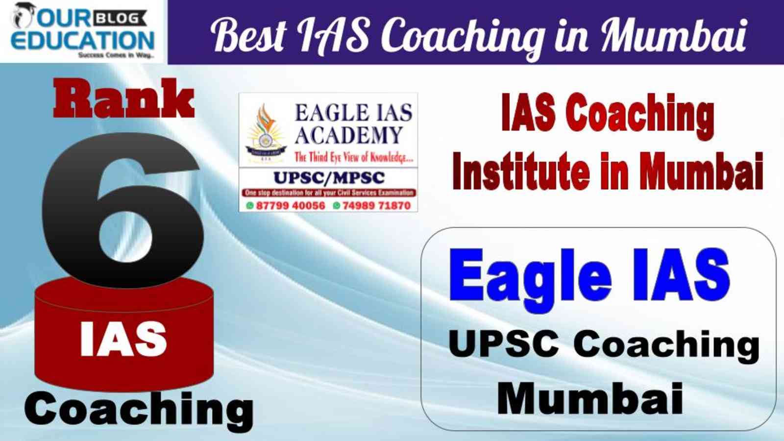 No. 6 Best IAS Coaching in Mumbai Eagle IAS Academy