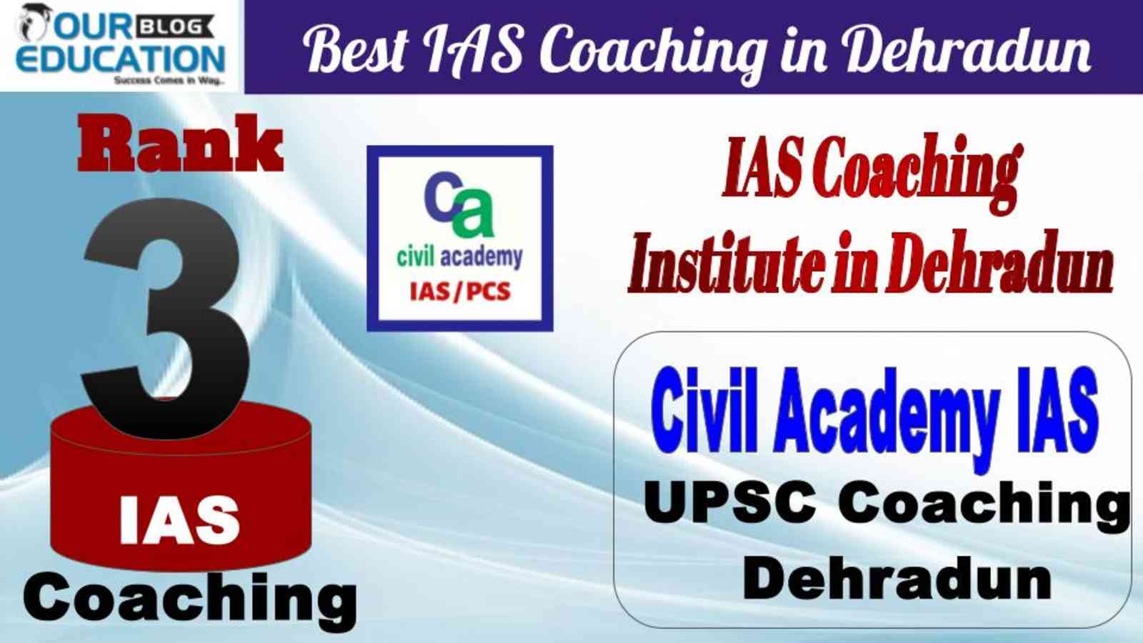 No.3 Best IAS Coaching in Dehradun Civil Academy IAS