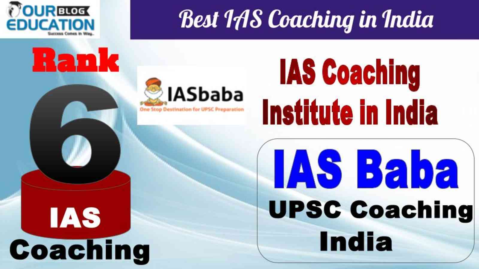 No.6 IAS Coaching in India IAS Baba