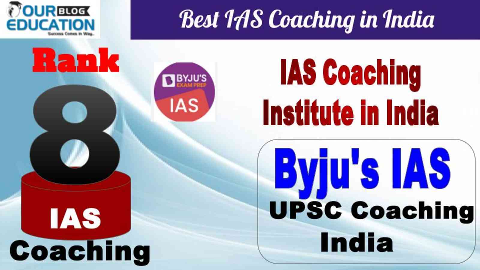 No.8 IAS Coaching in India Byjus IAS