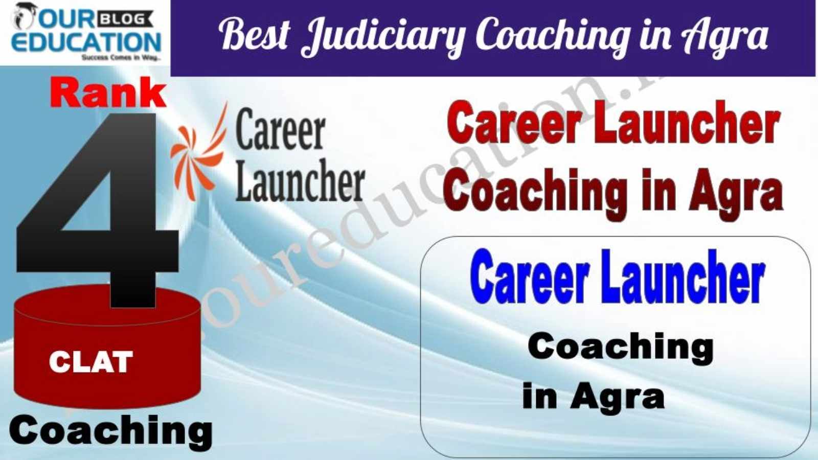 Rank 4. Career Launcher Best CLAT Coaching in Agra
