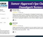 Sameer Aggarwal's Law coaching in Chandigarh Review