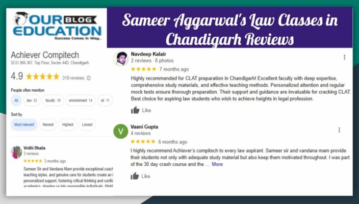 Sameer Aggarwal's Law coaching in Chandigarh Review