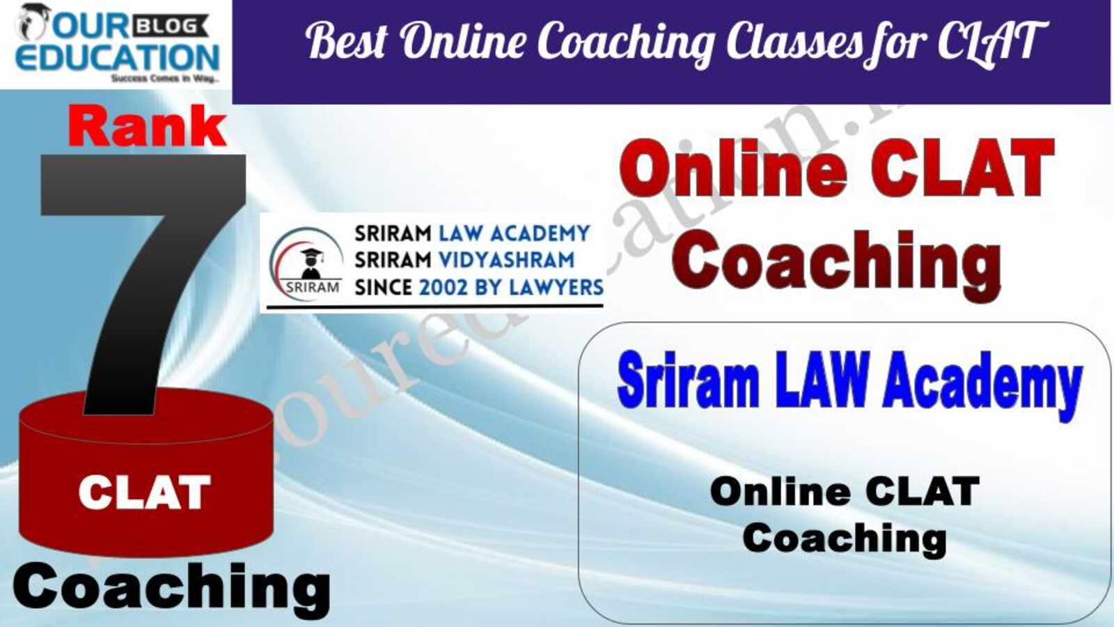 Sriram Law Academy Online CLAT Coaching