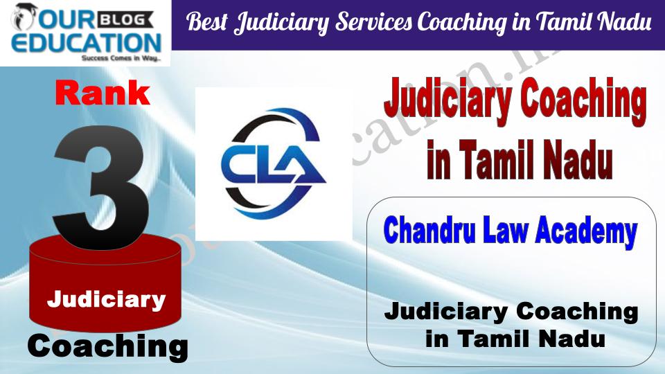3. Chandru Law Academy Best Judiciary Services coaching in Tamil Nadu