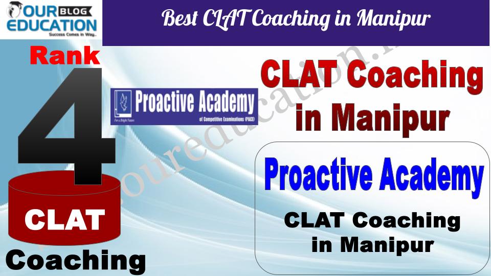 Best CLAT Coaching in Manipur Proactive Academy