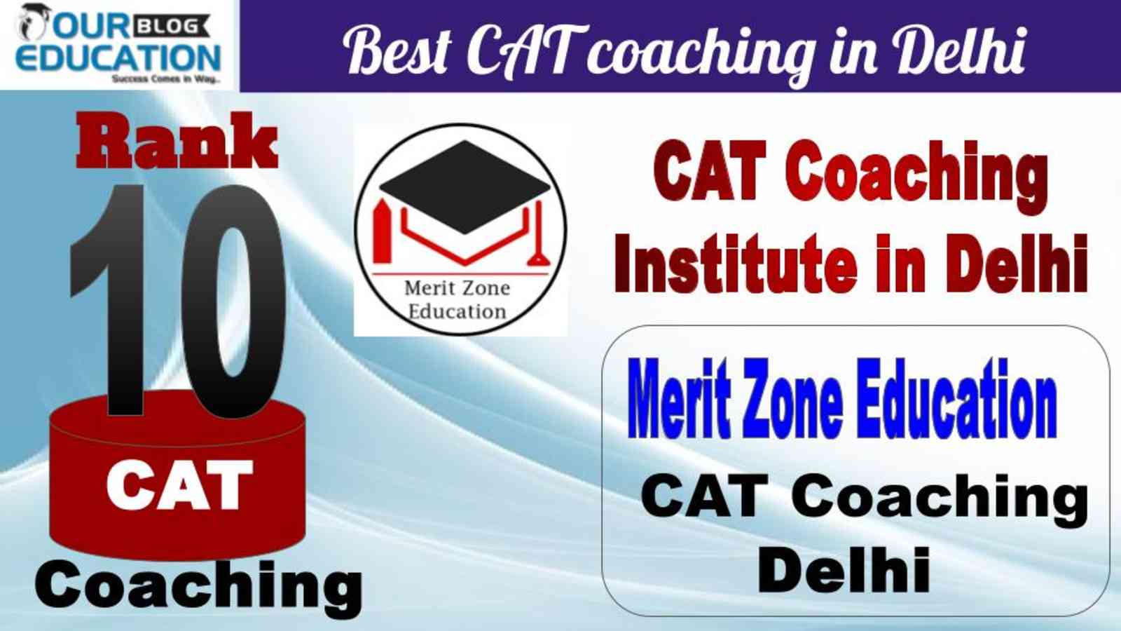 No.10 Best CAT Coaching in Delhi Merit Zone Education