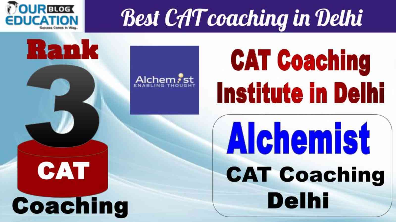 No.3 Best CAT Coaching in Delhi Alchemist
