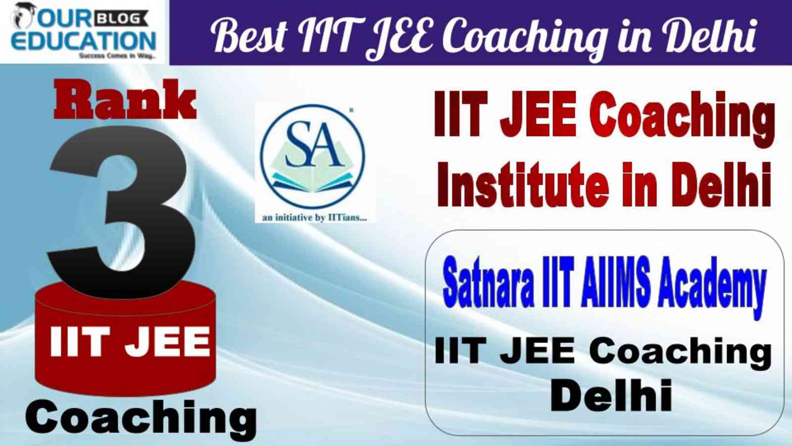 No.3 Best IIT JEE Coaching in Delhi Satnara IIT AIIMS Academy