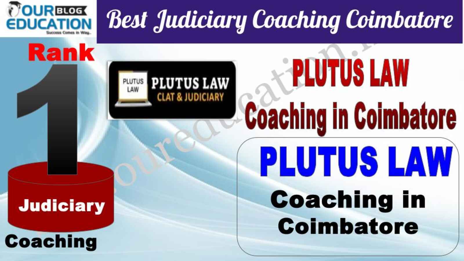 Rank 1 PLUTUS LAW - Best Judiciary Services Coaching in Coimbatore