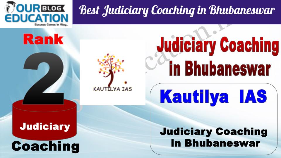 Rank 2. Kautilya IAS Best Judiciary Coaching in Bhubaneswar 