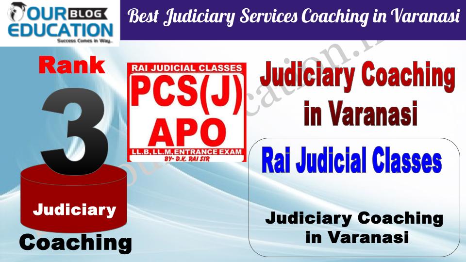 Rank 3 RAI JUDICIAL CLASSES - best Judiciary Services Coaching in Varanasi