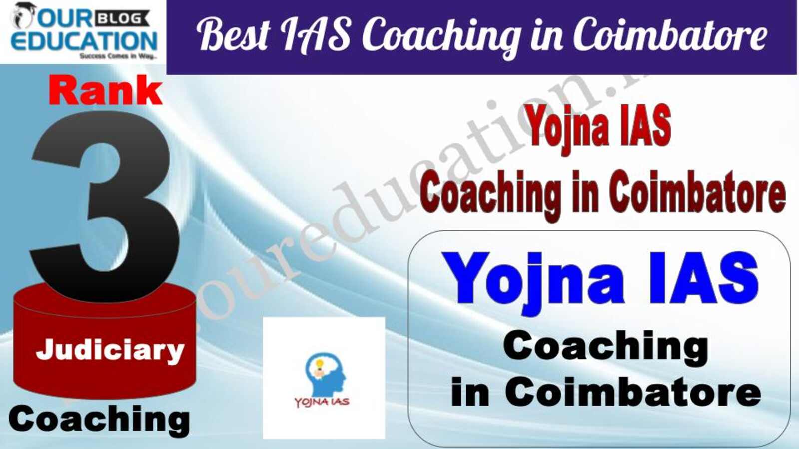 Rank 3 Yojna IAS - Top Judiciary Services Coaching in Coimbatore