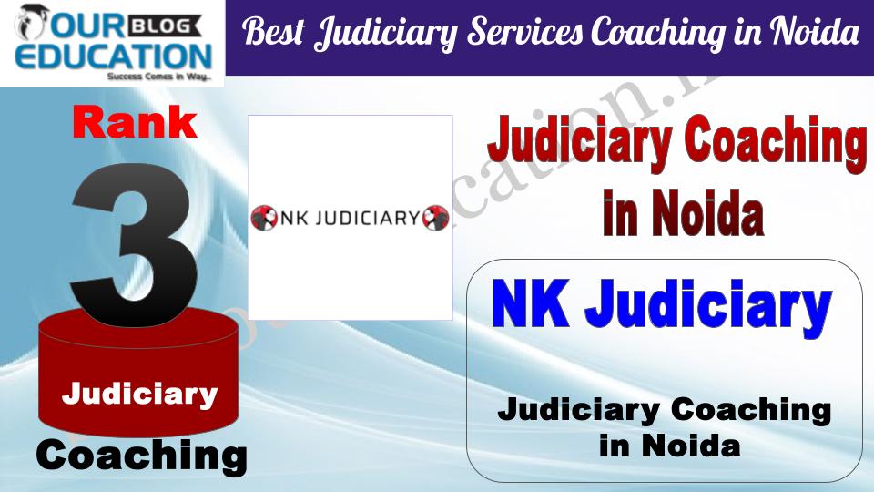 Rank 3. NK Judiciary Best  Judiciary Coaching in Noida  