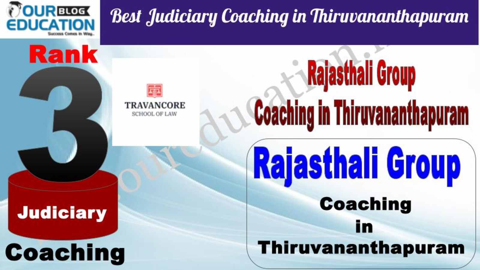 Rank 3. Travancore School of Law Best Judiciary Services Coaching in Thiruvananthapuram