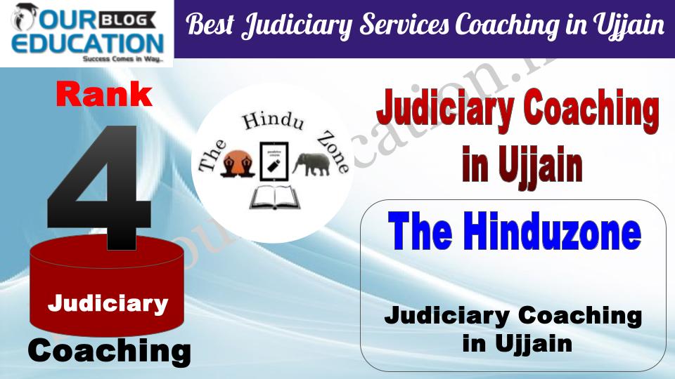 Rank 4. The Hinduzone IAS Best Judiciary Services Coaching in Ujjain