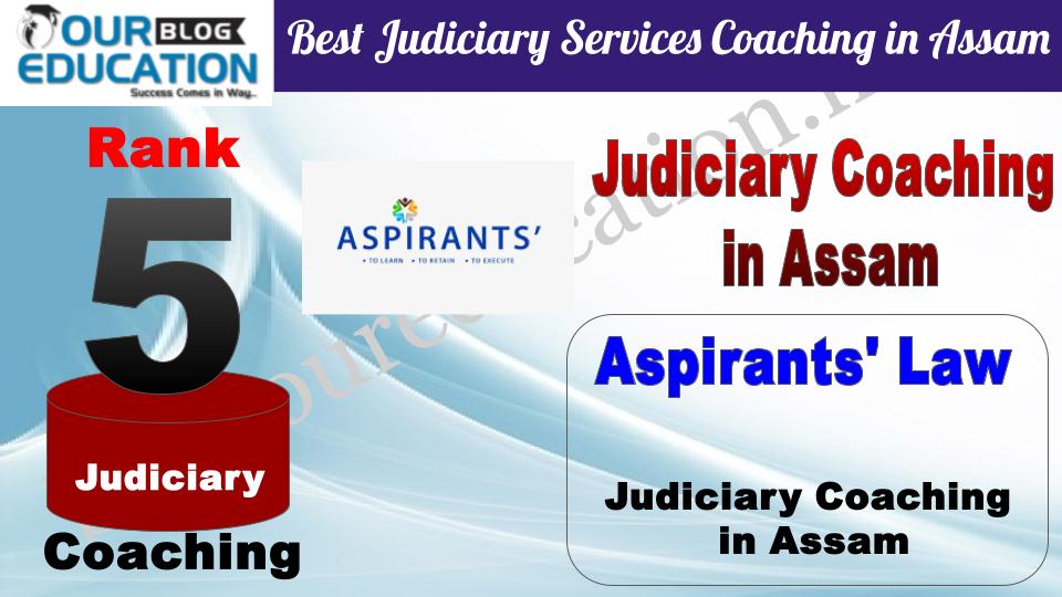 Rank 5. Aspirants' Law Institute Top Judiciary Services Coaching in Assam