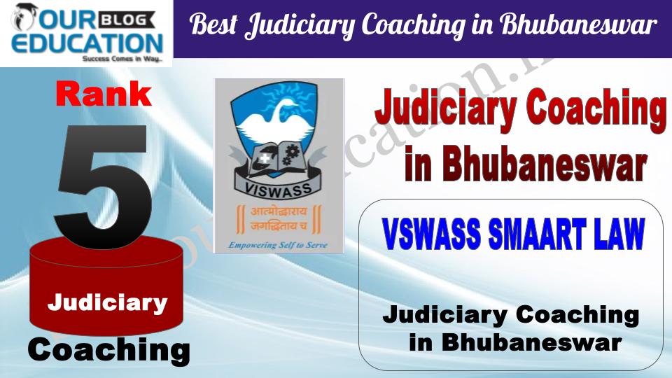 Rank 5. VSWASS SMAART LAW - Best Judiciary Coaching in Bhubaneswar 