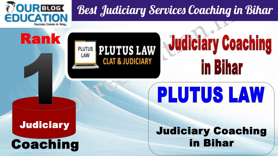 Rank1 PLUTUS LAW Best Judiciary Services Coaching in Bihar
