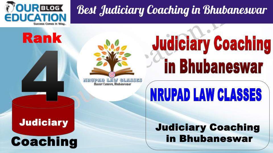 Rannk 4. NRUPAD LAW CLASSES Best Judiciary Coaching in Bhubaneswar 