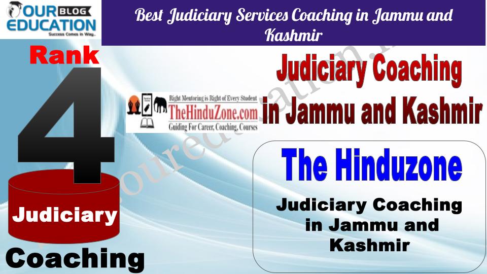 The HinduZone Best Judiciary Services Coaching in Jammu and Kashmir