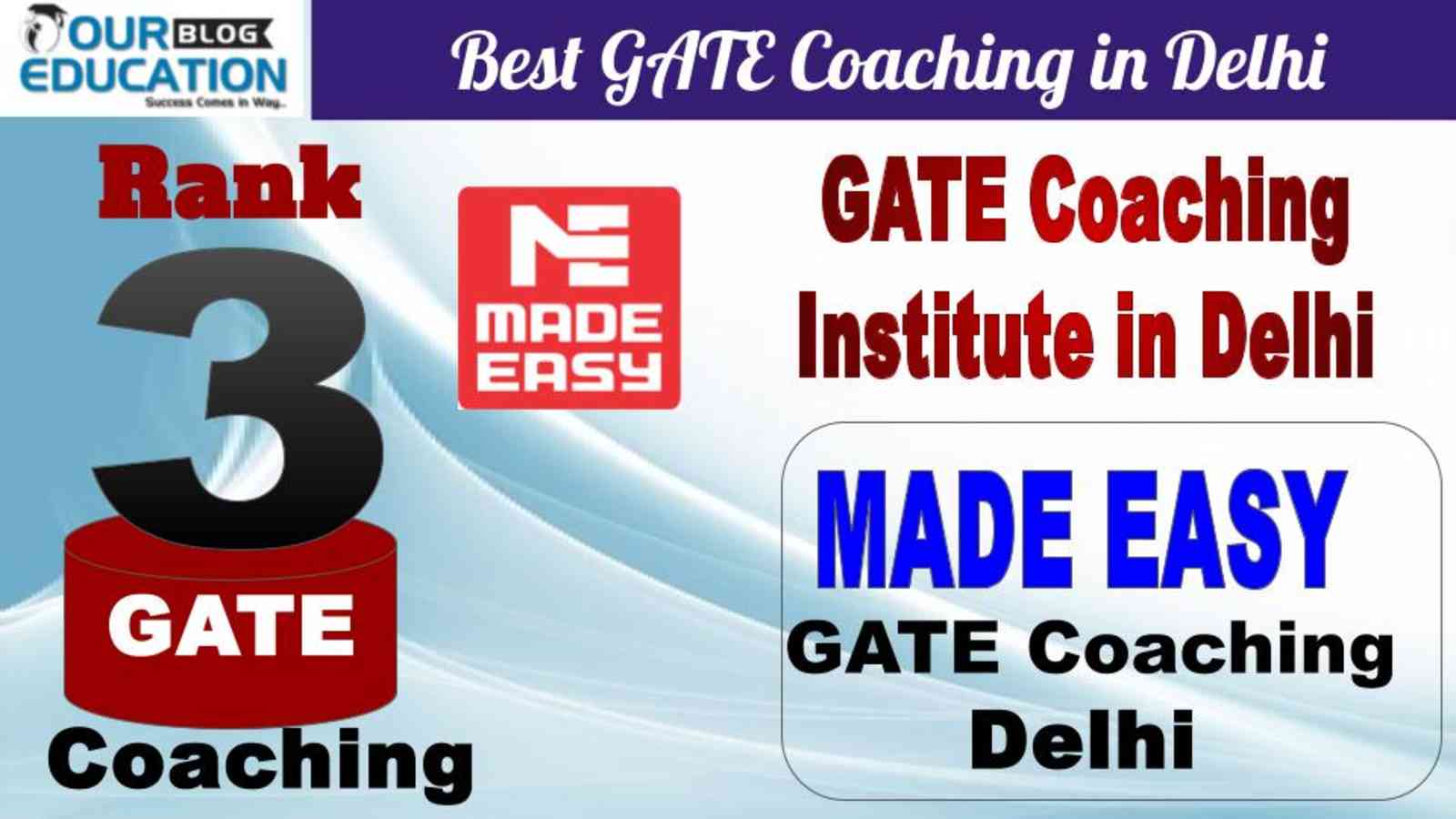 No.3 best GATE coaching in Delhi Made Easy