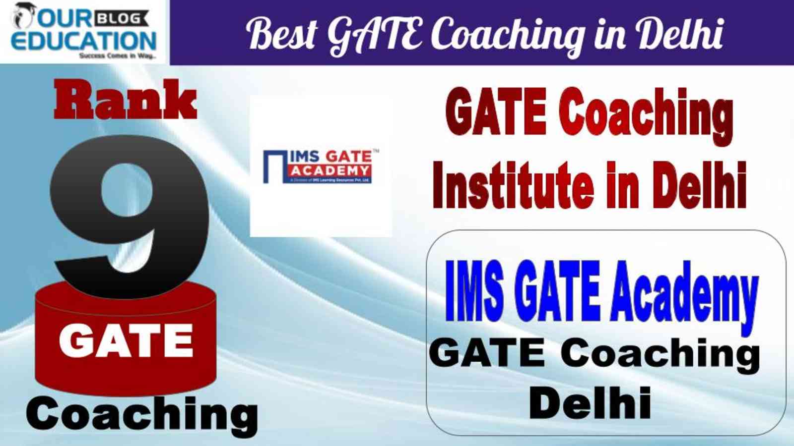 No.9 best GATE coaching in Delhi IMS GATE Academy
