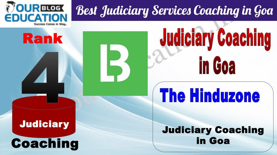 Rank 4 LAW Bhoomi Best Judiciary Services Coaching in Goa