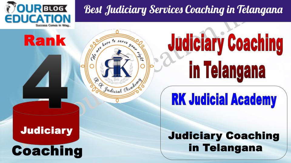 Rank 4 RK Judicial Academy Best Judiciary Services Coaching in Telangana