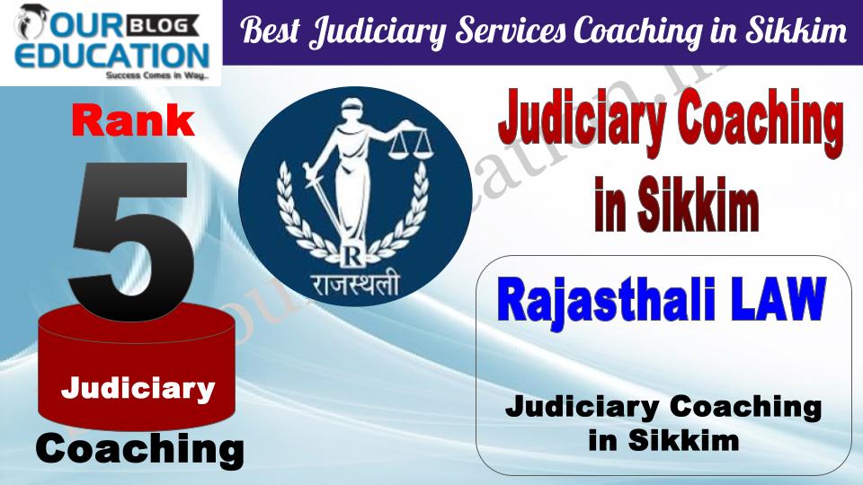 Rank 5 Rajasthali LAW Best Judiciary Services Coaching Institutes in Sikkim