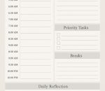 Daily Planner for UPSC CSE candidate