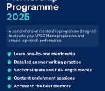 Mains Mentorship programe