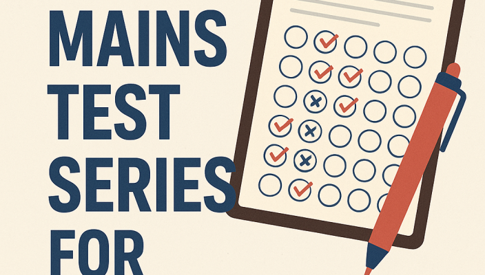 Best mains test series for UPSC 2025