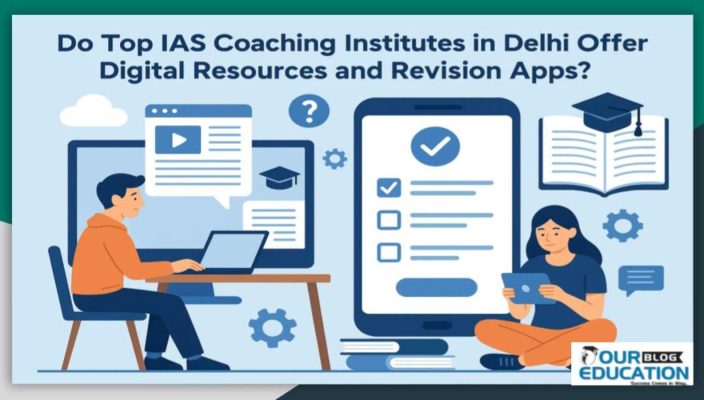 institutes in Delhi offer digital resources and revision apps