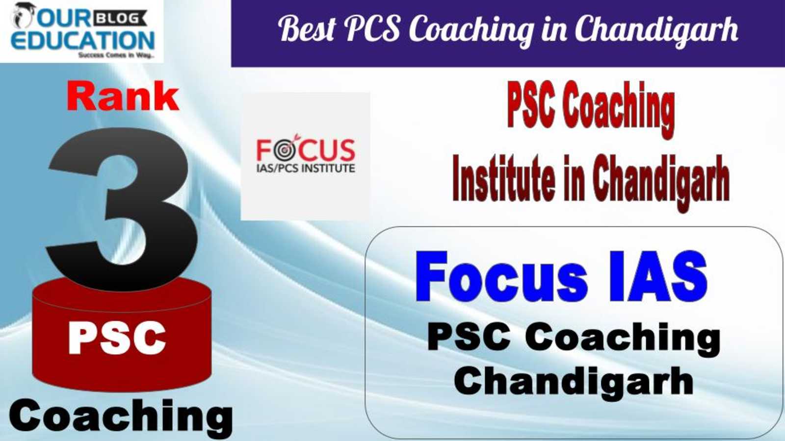 Rank 3 Best PCS Coaching in Chandigarh Focus IAS