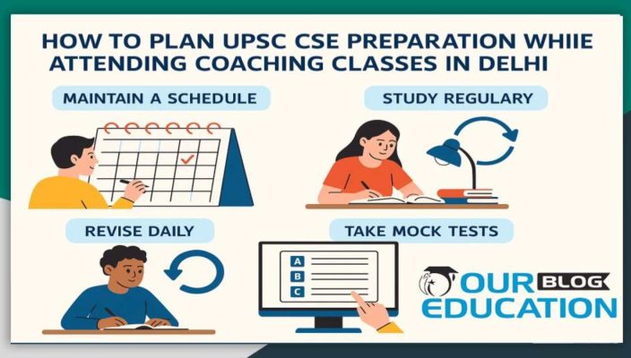 UPSC CSE preparation while attending coaching classes in Delhi