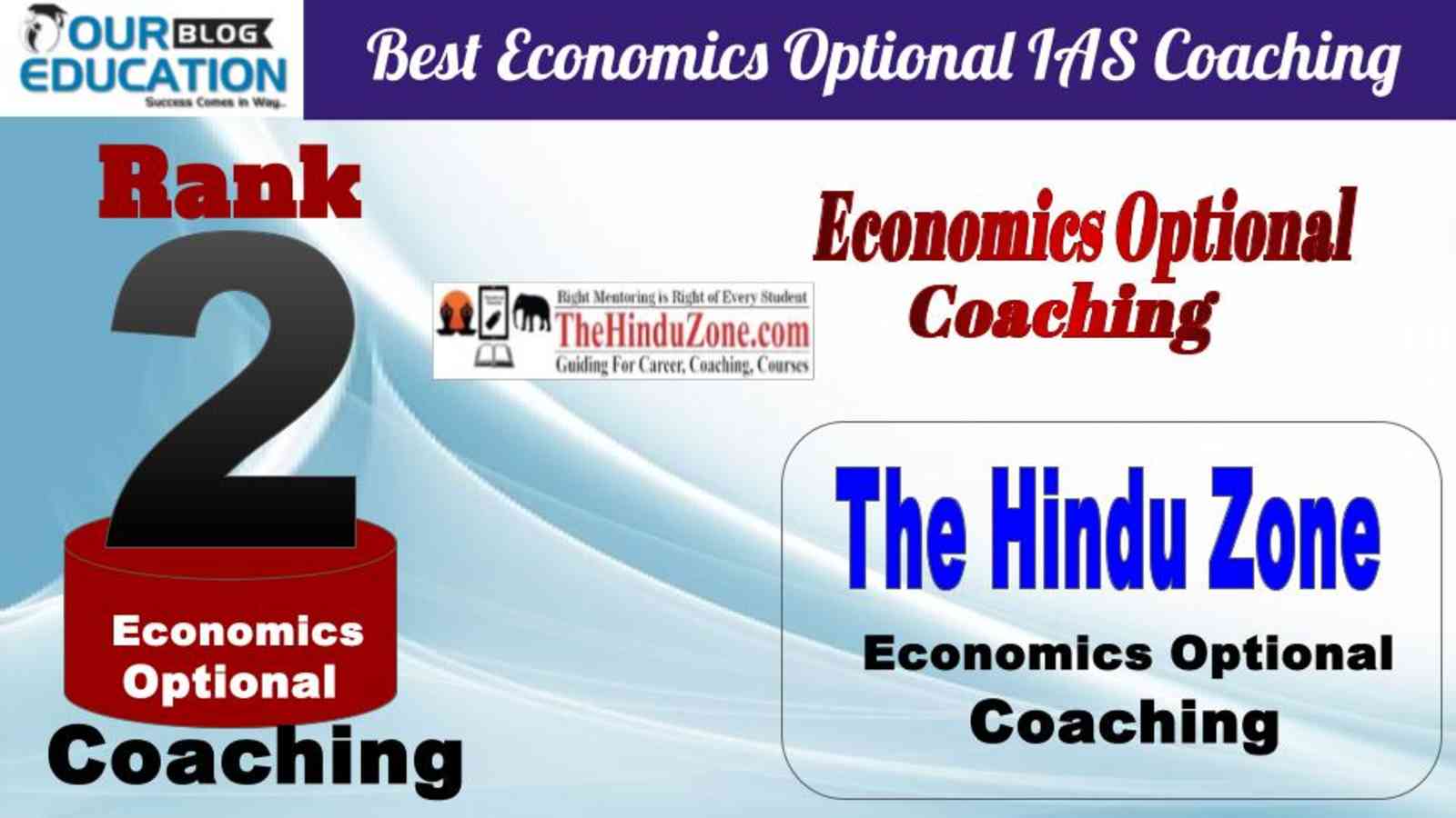 No.2 Best Economics Optional IAS Coaching The Hindu Zone