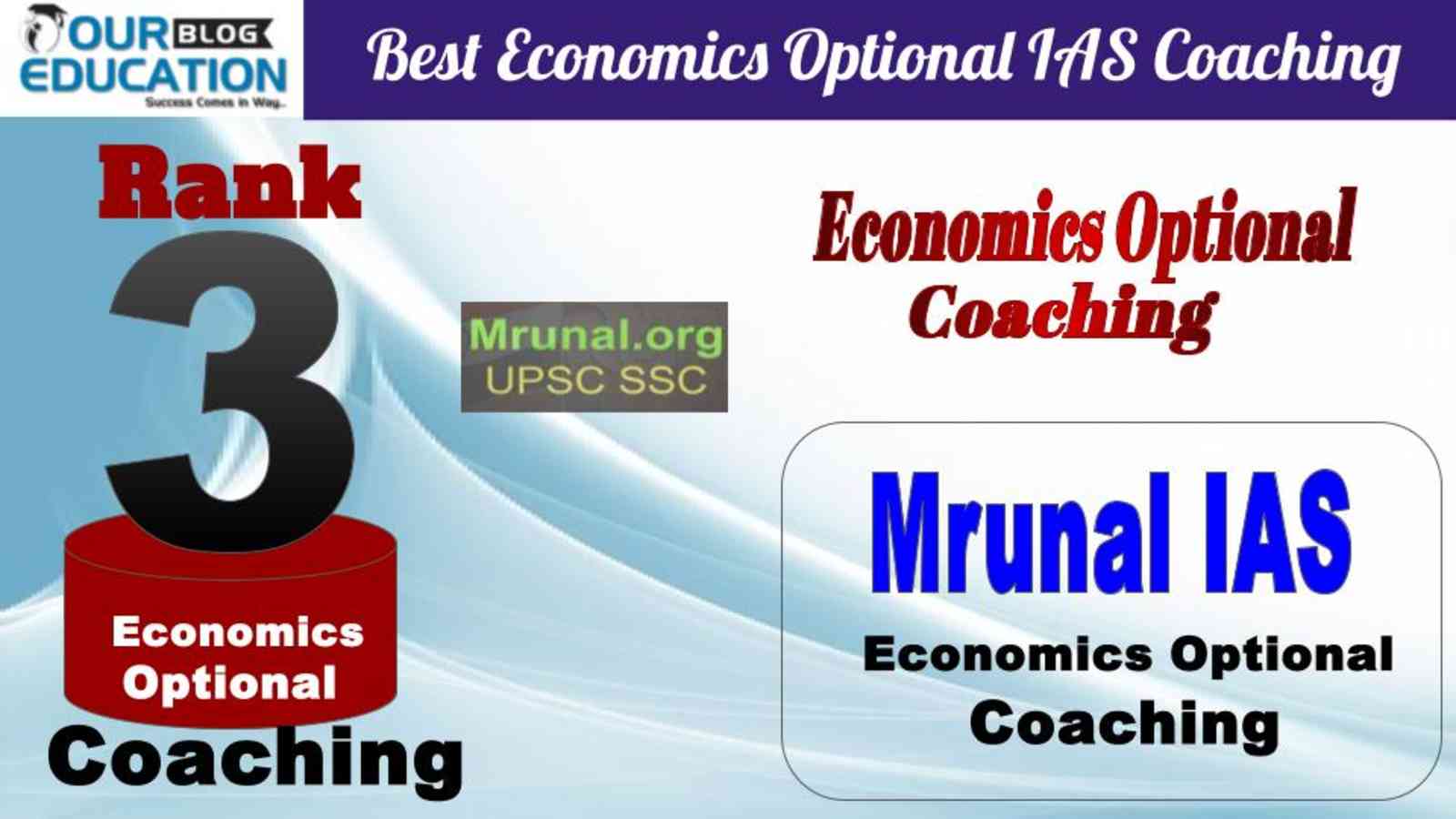 No.3 Best Economics Optional IAS Coaching Mrunal IAS