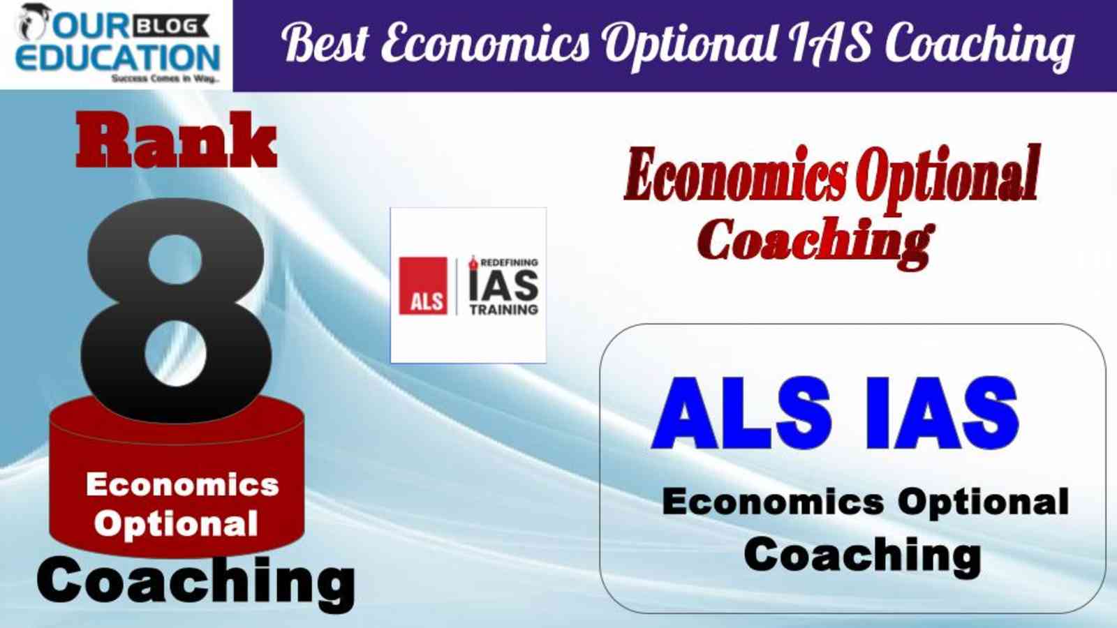 No.8 Best Economics Optional IAS Coaching ALS IAS