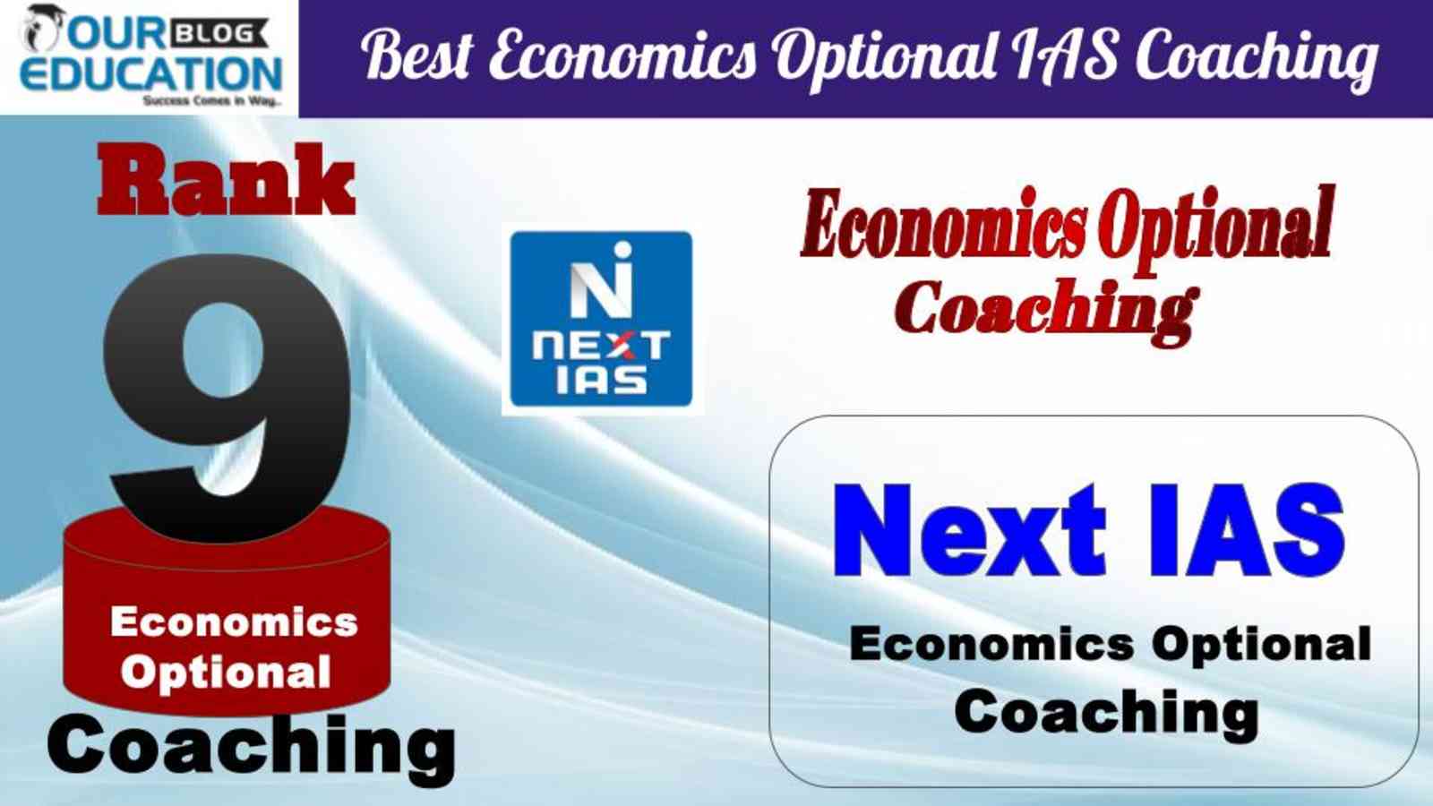 No.9 Best Economics Optional IAS Coaching Next IAS
