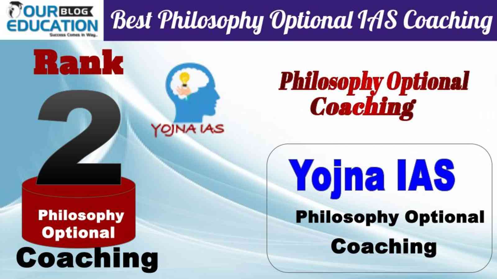 Rank 2 Yojna IAS Top Philosophy Optional IAS COACHING