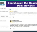 Sambhavam IAS Coaching in Delhi Review