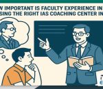 importance of faculty experience in choosing the right IAS coaching center