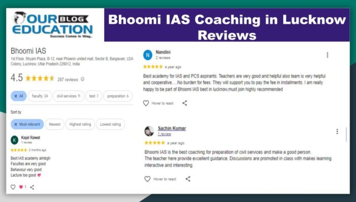 Bhoomi IAS Coaching in Lucknow Review
