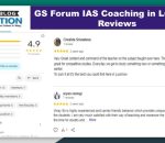 GS Forum IAS Coaching Institute in Lucknow Review