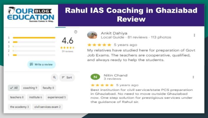 Rahul IAS Coaching in Ghaziabad Review