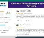 Sanskriti IAS coaching in Allahabad Review